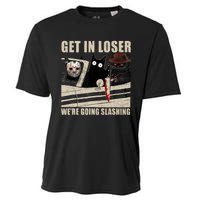 Get In Loser WeRe Going Slashing Cat Murderous Cooling Performance Crew T-Shirt