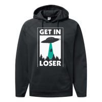 Get In Loser Alien Performance Fleece Hoodie