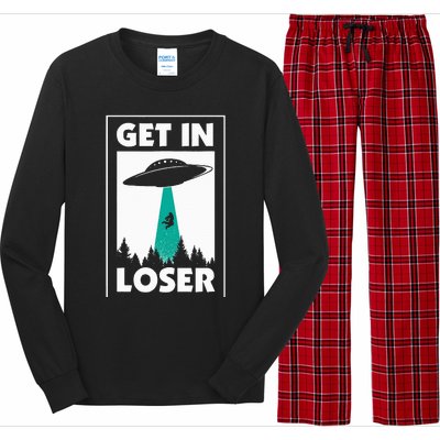 Get In Loser Alien Long Sleeve Pajama Set