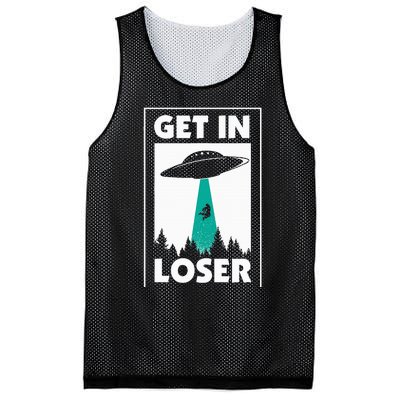 Get In Loser Alien Mesh Reversible Basketball Jersey Tank