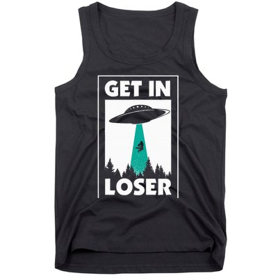 Get In Loser Alien Tank Top