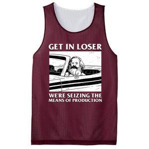 Get In Loser WeRe Seizing The Means Of Production Mesh Reversible Basketball Jersey Tank