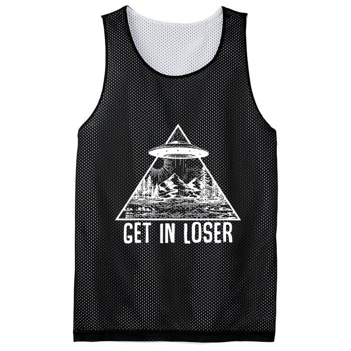 Get In Loser Alien Mesh Reversible Basketball Jersey Tank