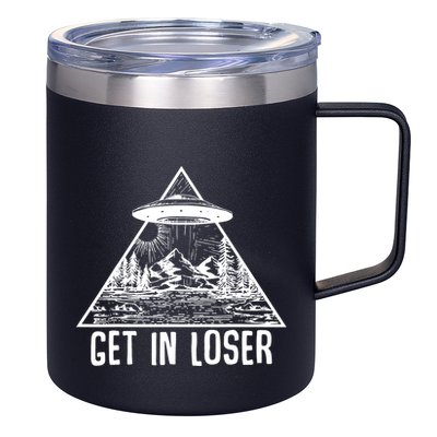 Get In Loser Alien 12oz Stainless Steel Coffee Mug