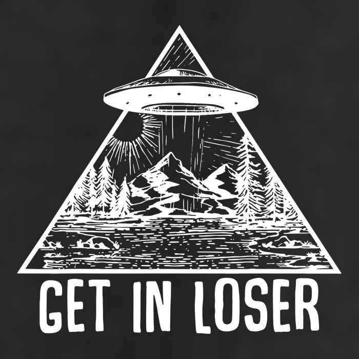 Get In Loser Alien Golf Towel