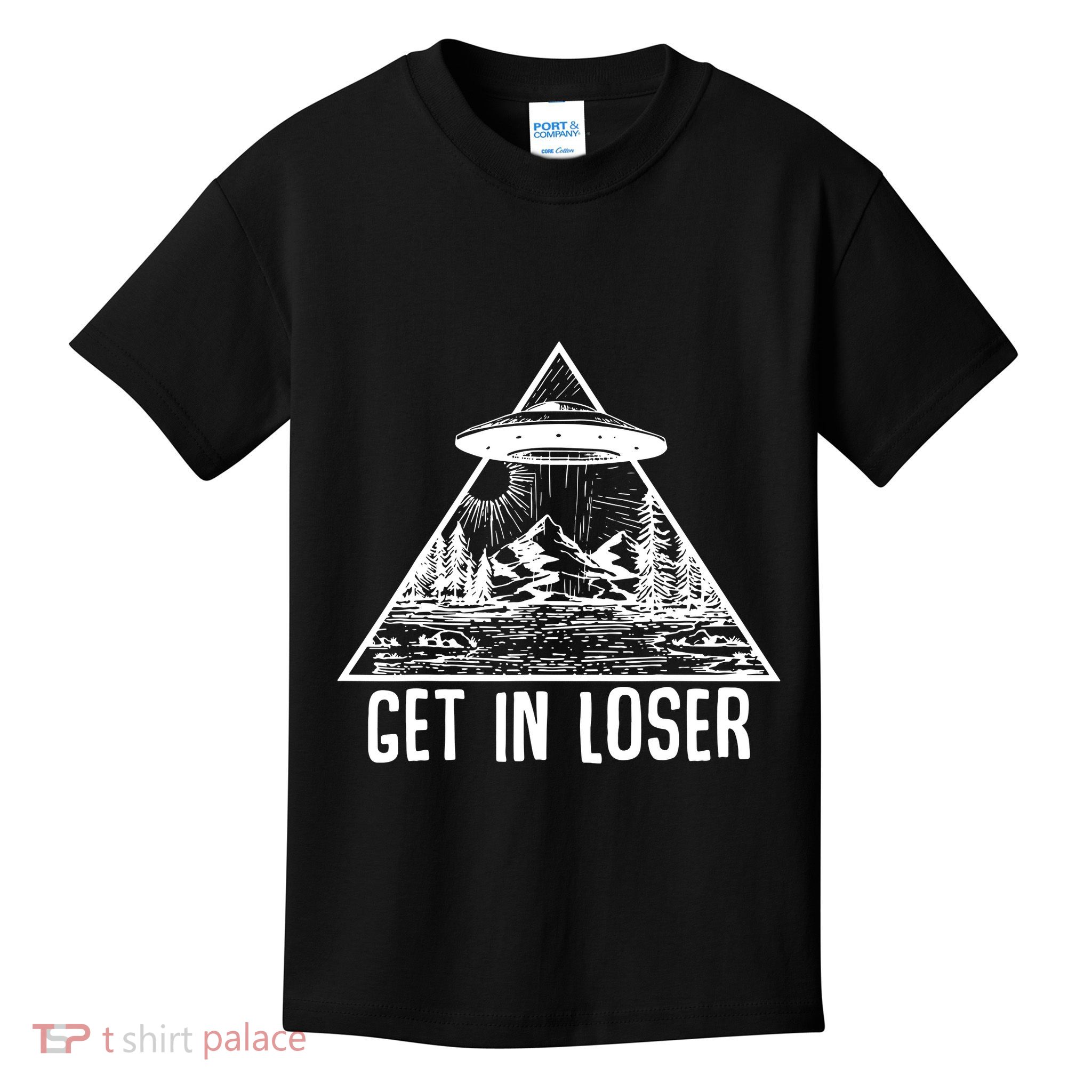 Get In Loser Alien Kids T-Shirt