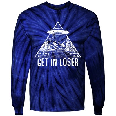 Get In Loser Alien Tie-Dye Long Sleeve Shirt