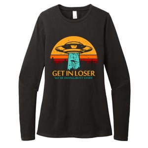 Get In Loser We're Doing Butt Stuff Womens CVC Long Sleeve Shirt