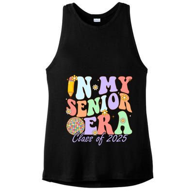 Groovy In My Senior Era Class Of 2025 Graduate Senior 2025 Funny Gift Ladies PosiCharge Tri-Blend Wicking Tank