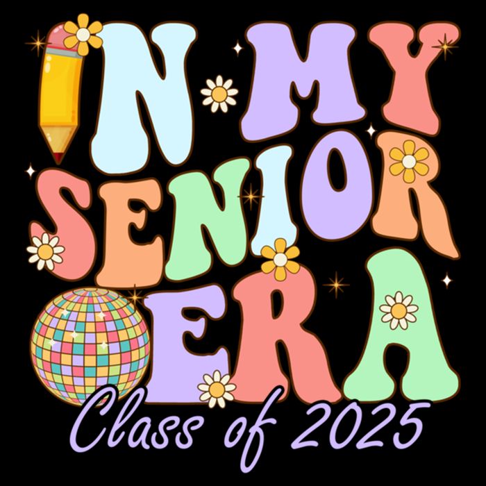 Groovy In My Senior Era Class Of 2025 Graduate Senior 2025 Funny Gift Backpack