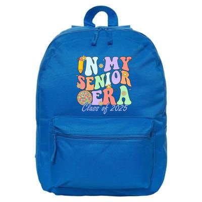 Groovy In My Senior Era Class Of 2025 Graduate Senior 2025 Funny Gift 16 in Basic Backpack