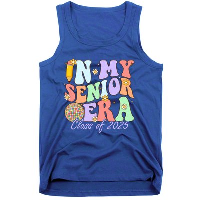 Groovy In My Senior Era Class Of 2025 Graduate Senior 2025 Funny Gift Tank Top