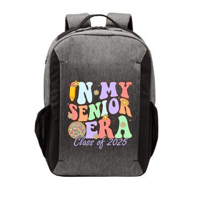Groovy In My Senior Era Class Of 2025 Graduate Senior 2025 Funny Gift Vector Backpack
