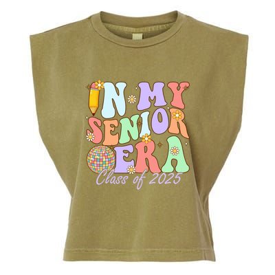 Groovy In My Senior Era Class Of 2025 Graduate Senior 2025 Funny Gift Garment-Dyed Women's Muscle Tee