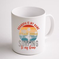 Grandpa Is My Name Surfing Is My Game Mug