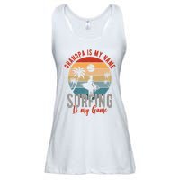 Grandpa Is My Name Surfing Is My Game Ladies Essential Flowy Tank
