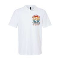 Grandpa Is My Name Surfing Is My Game Softstyle Adult Sport Polo