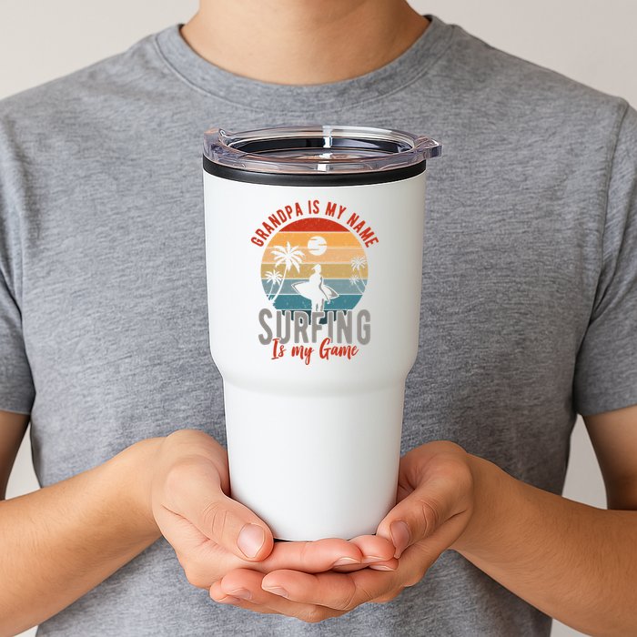 Grandpa Is My Name Surfing Is My Game Tumbler