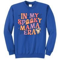 Groovy In My Spooky Mama Era Ghost Halloween Costume Gift Sweatshirt