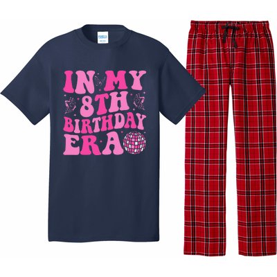 Groovy In My 8th Birthday Era Eight 8 Years Old Birthday Pajama Set