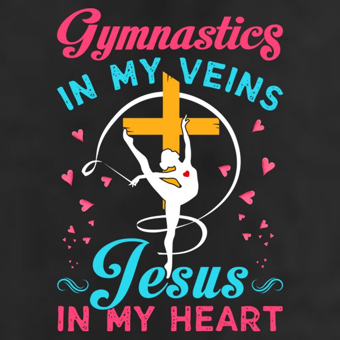 Gymnastics In My Veins Jesus In My Heart Funny Gift Hat