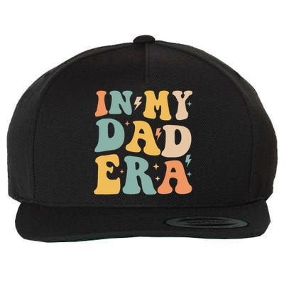 Groovy In My Dad Era Funny Dad Father Daddy Era Wool Snapback Cap