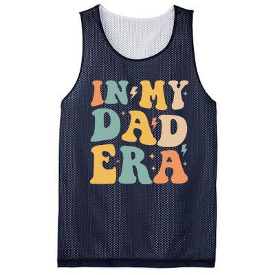 Groovy In My Dad Era Funny Dad Father Daddy Era Mesh Reversible Basketball Jersey Tank