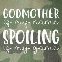Godmother Is My Name Spoiling Is My Game Funny Godmother Legacy Tie Dye Trucker Hat
