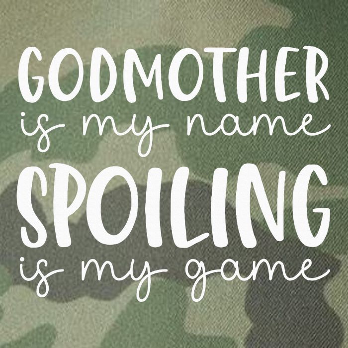 Godmother Is My Name Spoiling Is My Game Funny Godmother Legacy Tie Dye Trucker Hat