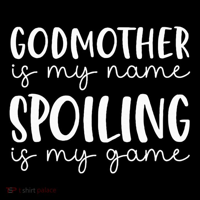 Godmother Is My Name Spoiling Is My Game Funny Godmother Stripe Pom Pom Beanie
