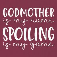 Godmother Is My Name Spoiling Is My Game Funny Godmother 16oz Travel Tumbler