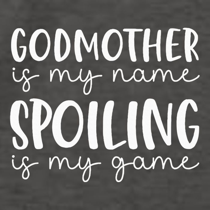 Godmother Is My Name Spoiling Is My Game Funny Godmother Vector Backpack