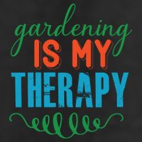 Gardening Is My Therapy 7 Panel Mesh Trucker Snapback Hat
