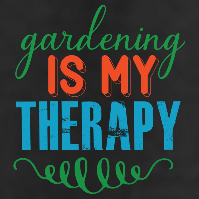 Gardening Is My Therapy 7 Panel Mesh Trucker Snapback Hat
