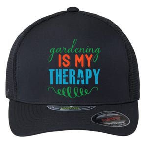 Gardening Is My Therapy Flexfit Unipanel Trucker Cap