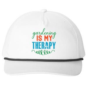 Gardening Is My Therapy Snapback Five-Panel Rope Hat