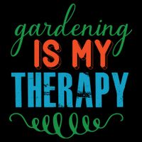 Gardening Is My Therapy Zip Tote Bag