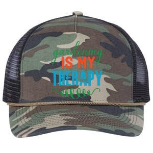 Gardening Is My Therapy Retro Rope Trucker Hat Cap