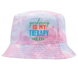 Gardening Is My Therapy Tie-Dyed Bucket Hat