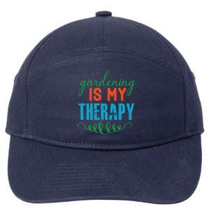 Gardening Is My Therapy 7-Panel Snapback Hat