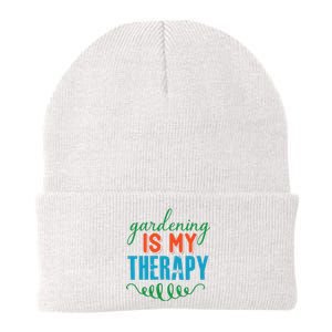 Gardening Is My Therapy Knit Cap Winter Beanie