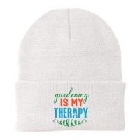 Gardening Is My Therapy Knit Cap Winter Beanie