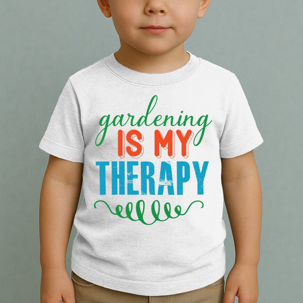 Gardening Is My Therapy Toddler T-Shirt