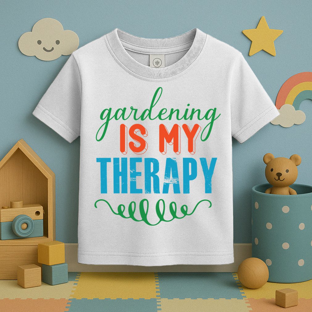 Gardening Is My Therapy Toddler T-Shirt