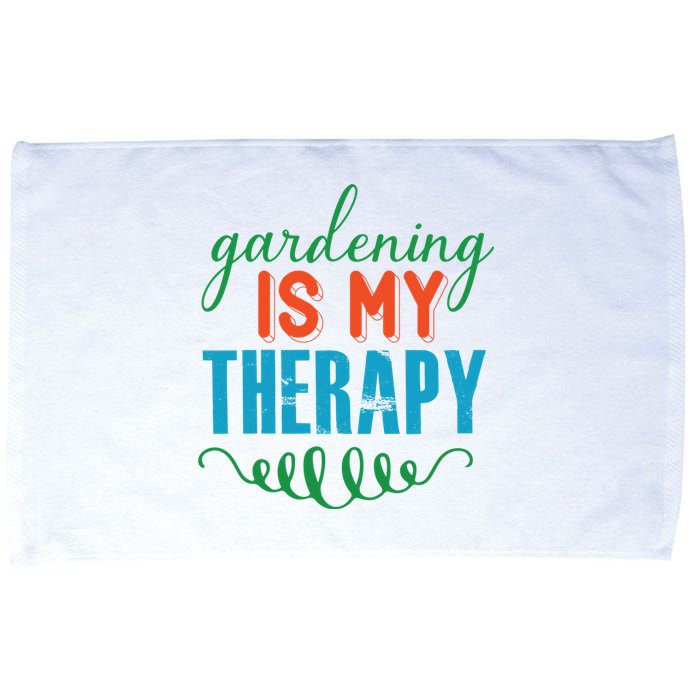 Gardening Is My Therapy Microfiber Hand Towel