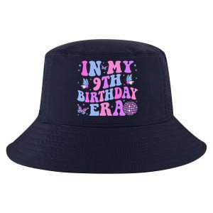 Groovy In My 9th Birthday Era Nine 9 Years Old Birthday Cool Comfort Performance Bucket Hat