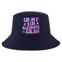 Groovy In My 9th Birthday Era Nine 9 Years Old Birthday Cool Comfort Performance Bucket Hat