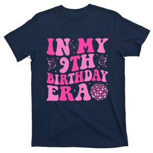 Groovy In My 9th Birthday Era Nine 9 Years Old Birthday T-Shirt