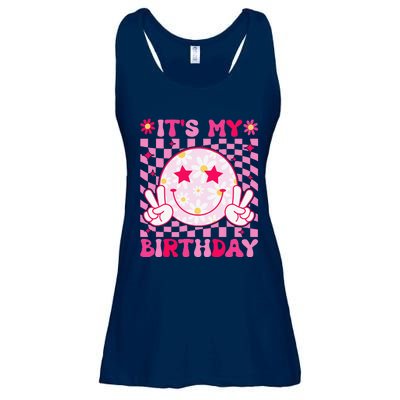 Groovy ItS My Birthday Bday Flower Ladies Essential Flowy Tank