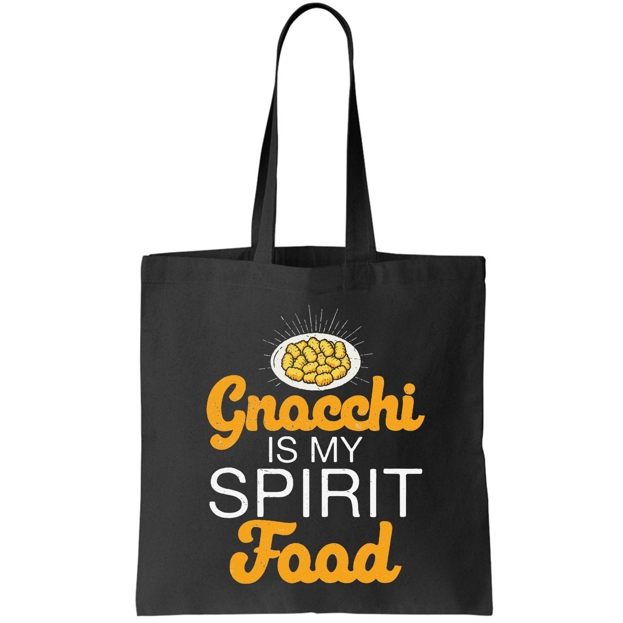 Gnocchi Is My Spirit Food Funny Italian Cuisine Gnocchi Fans Bag